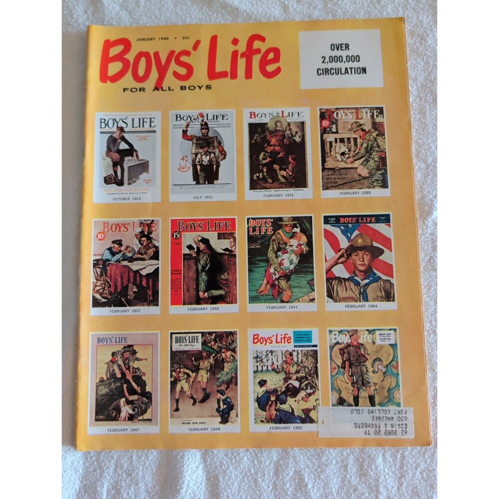 Vintage January 1960 Boys' Life Magazine - Boy Scouts Of America